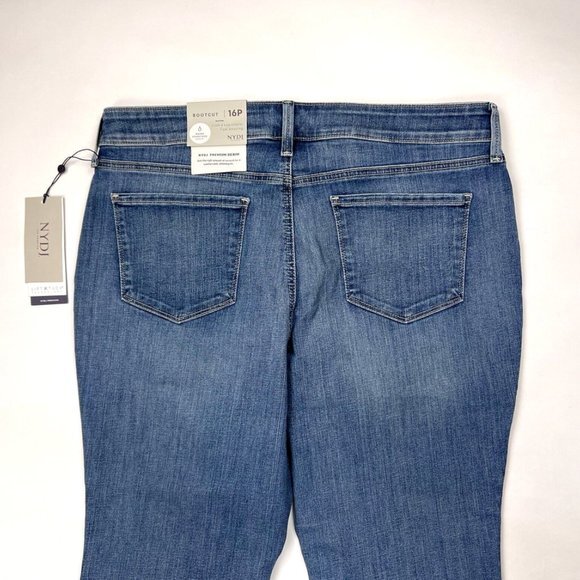NYDJ‎ Premium Denim Barbara Bootcut Jeans Women 16P NWT Stretch Cotton Pockets - Picture 5 of 11